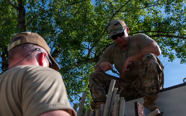 Michigan Air Guardsman Trains at Aviano During Civil Engineer Deployment for Training