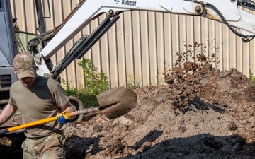 Michigan Air Guardsman Trains at Aviano During Civil Engineer Deployment for Training