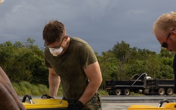 U.S. joint services, Canadian Armed Forces repair airfield during Valiant Shield