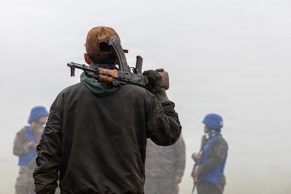 Multinational Soldiers Extract Civilians at Khaan Quest 2026