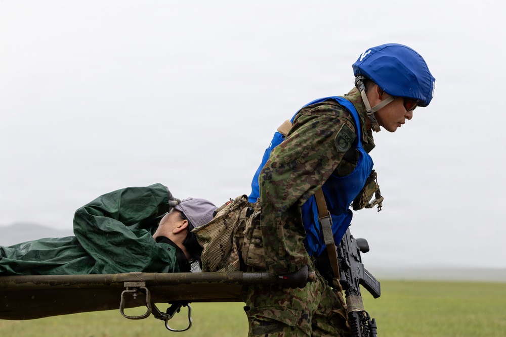 Multinational Soldiers Extract Civilians at Khaan Quest 2026