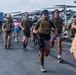 11th MEU Marines, Sailors Conduct A Fun Run Aboard USS Boxer