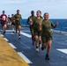 11th MEU Marines, Sailors Conduct A Fun Run Aboard USS Boxer