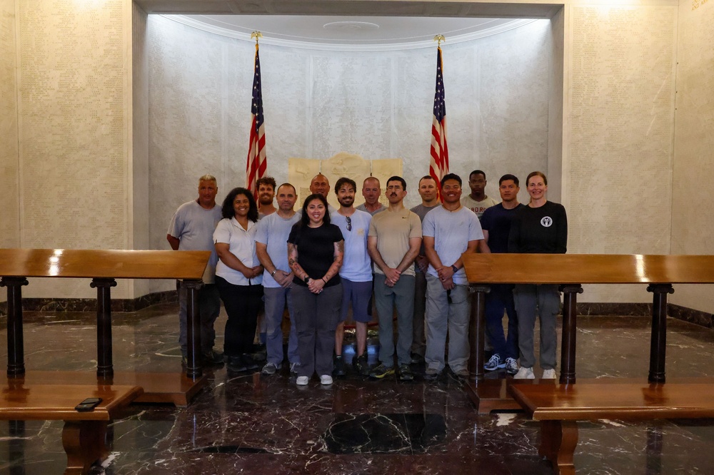 2026 Europe-Mediterranean Disinterment Team Attends Rosette Ceremony