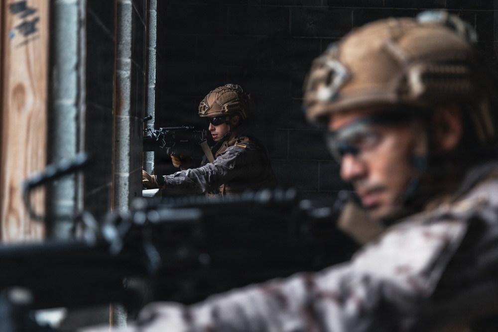 Fleet Exercise 250 | Spanish Marines Conduct Urban Operations Training