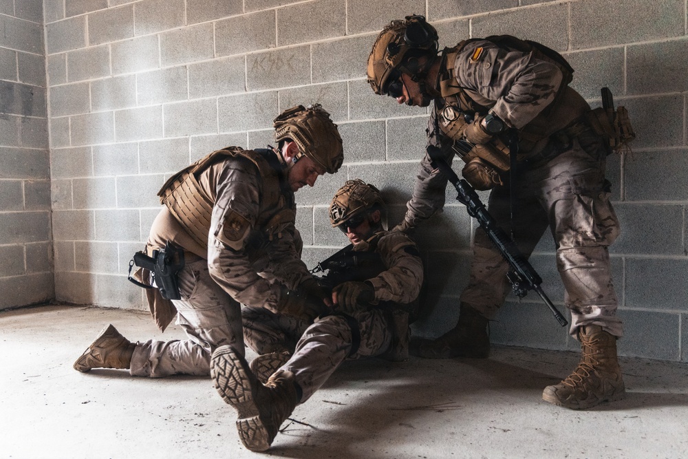 Fleet Exercise 250 | Spanish Marines Conduct Urban Operations Training