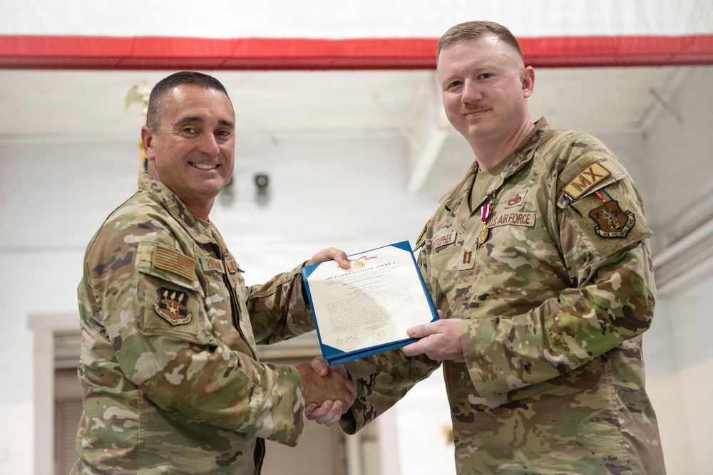Christopher takes command of 123rd Maintenance Operations Flight