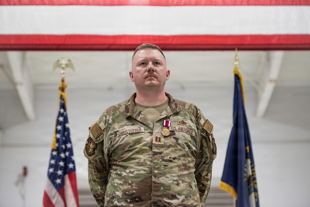 Christopher takes command of 123rd Maintenance Operations Flight