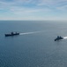 USS Mount Whitney, FGS Hamburg Sail in Baltic Sea