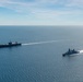 USS Mount Whitney, FGS Hamburg Sail in Baltic Sea