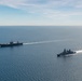 USS Mount Whitney, FGS Hamburg Sail in Baltic Sea
