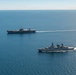 USS Mount Whitney, FGS Hamburg Sail in Baltic Sea