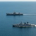USS Mount Whitney, FGS Hamburg Sail in Baltic Sea