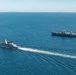 USS Mount Whitney, FGS Hamburg Sail in Baltic Sea