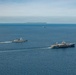 USS Mount Whitney, FGS Hamburg Sail in Baltic Sea