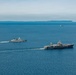 USS Mount Whitney, FGS Hamburg Sail in Baltic Sea