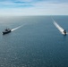 USS Mount Whitney, FGS Hamburg Sail in Baltic Sea