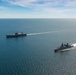 USS Mount Whitney, FGS Hamburg Sail in Baltic Sea