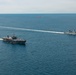 USS Mount Whitney, FGS Hamburg Sail in Baltic Sea