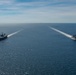 USS Mount Whitney, FGS Hamburg Sail in Baltic Sea