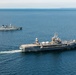 USS Mount Whitney, FGS Hamburg Sail in Baltic Sea