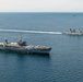 USS Mount Whitney, FGS Hamburg Sail in Baltic Sea