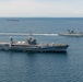USS Mount Whitney, FGS Hamburg Sail in Baltic Sea