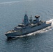 USS Mount Whitney, FGS Hamburg Sail in Baltic Sea