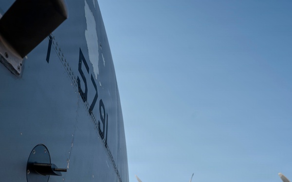 C-130J Super Hercules conducts cargo operations
