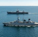 USS Mount Whitney, FGS Hamburg Sail in Baltic Sea