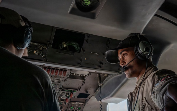 C-130J Super Hercules conducts cargo operations