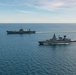 USS Mount Whitney, FGS Hamburg Sail in Baltic Sea