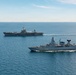 USS Mount Whitney, FGS Hamburg Sail in Baltic Sea