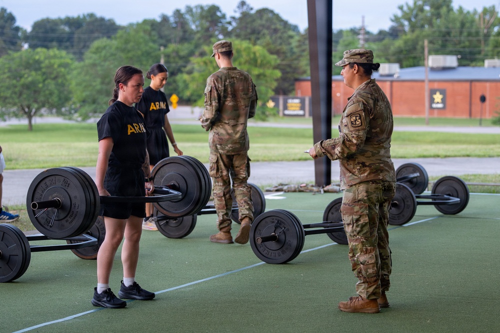 4th Regiment, Advanced Camp - Army Fitness Test