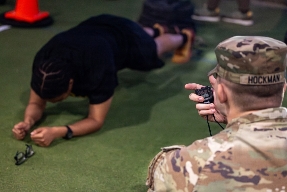 4th Regiment, Advanced Camp - Army Fitness Test