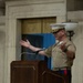The U.S. Marine Corps League attends a wreath-laying ceremony