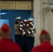 The U.S. Marine Corps League attends a wreath-laying ceremony