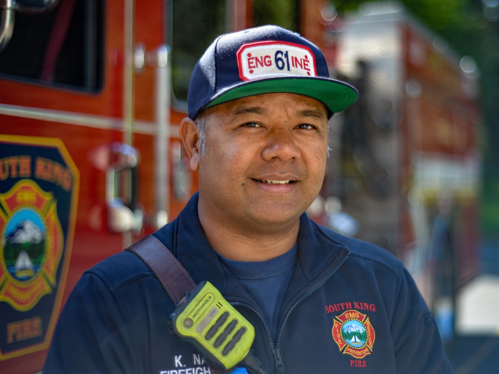 Bridging the flames: How one Reserve firefighter brings civilian grit to the flightline