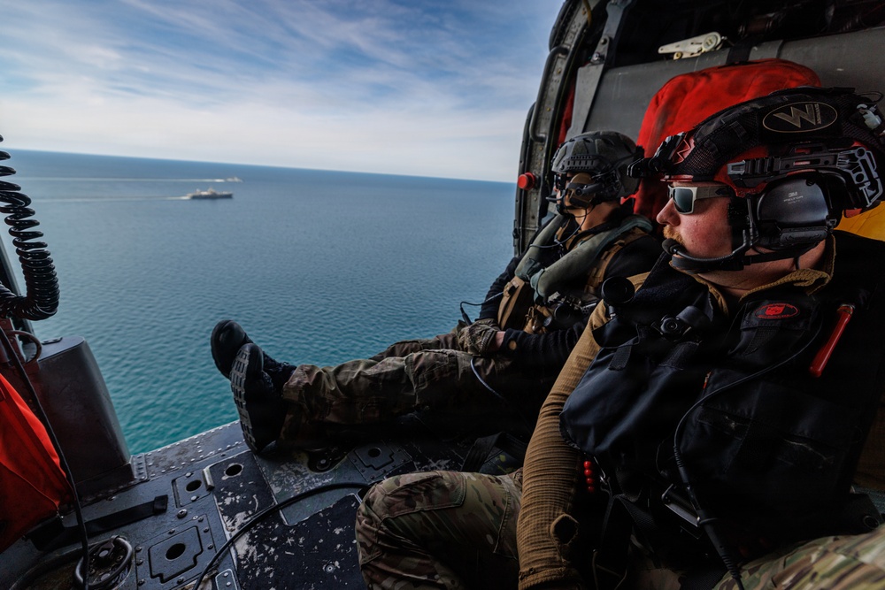 USS Mount Whitney Flight Operations