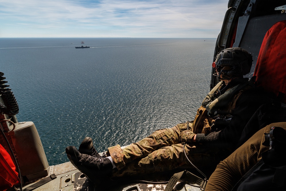 USS Mount Whitney Flight Operations