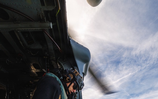 USS Mount Whitney Flight Operations