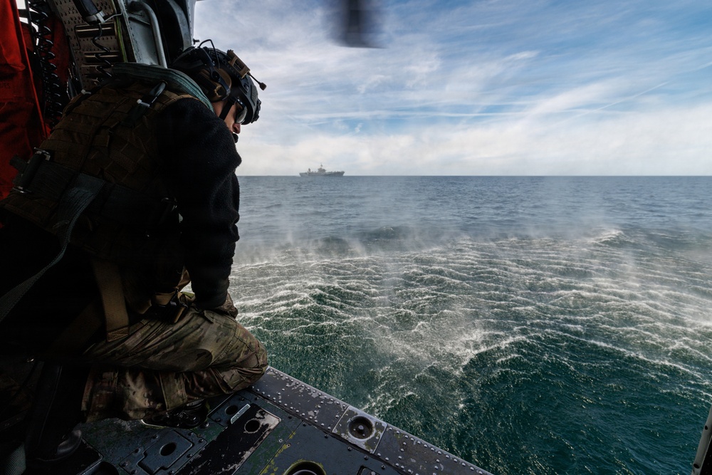 USS Mount Whitney Flight Operations