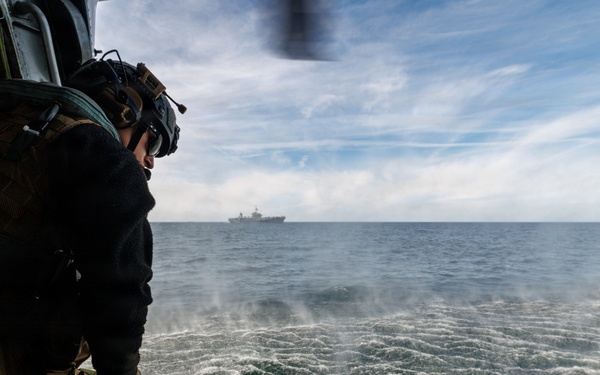 USS Mount Whitney Flight Operations