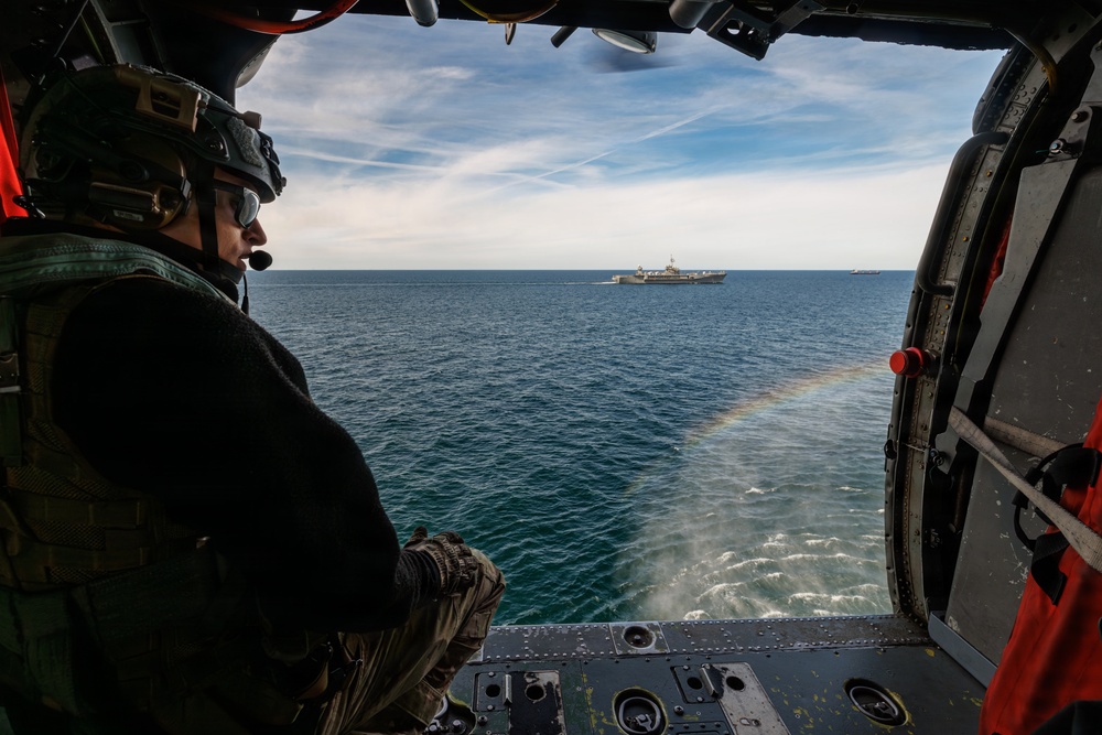 USS Mount Whitney Flight Operations