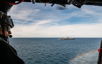 USS Mount Whitney Flight Operations