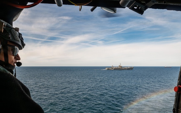 USS Mount Whitney Flight Operations