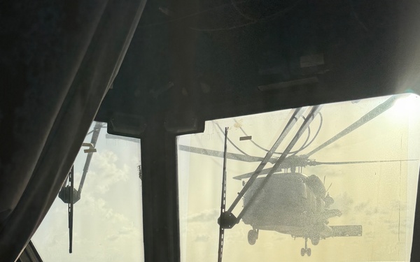 An MH-60R Seahawk helicopter assigned to Helicopter Maritime Strike Squadron (HSM) 48, lands aboard the littoral combat ship USS Billings.