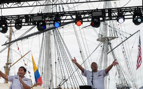 Navy Band Cruisers perform at Baltimore's Sail 250 Celebrations