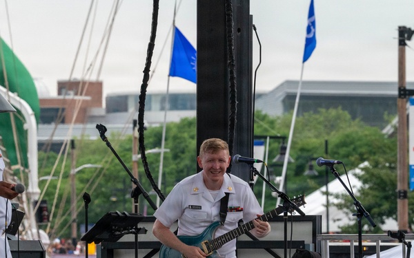 Navy Band Cruisers perform at Baltimore's Sail 250 Celebrations