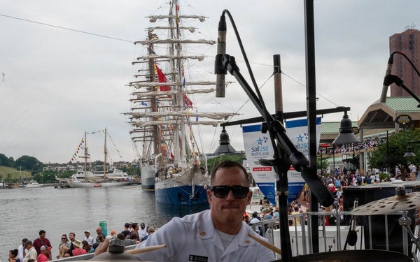Navy Band Cruisers perform at Baltimore's Sail 250 Celebrations